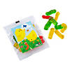 Easter Chicks Gummy Worm Handout Packs - 18 Pc. Image 1