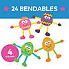 Easter Egg Bendables - 24 Pc. Image 1