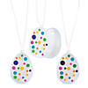 Easter Egg Container Necklaces - 12 Pc. Image 1