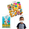 Easter Egg Hunt Kit for 50 with Kid&#8217;s Face Masks Image 1