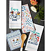 Easter Folk Garden Kitchen Textiles, Potholder & Dishtowel, Enjoy The Ride, 4 Pieces Image 4