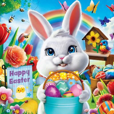 Easter Garden - 100 Piece Square Puzzle Image 2