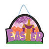 Easter He Has Risen Tissue Paper Sign Craft Kit- Makes 12 Image 1