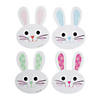 Easter Mini Bunny Head Cutouts - 12 Pc. Image 1