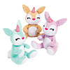 Easter Pastel Stuffed Unicorn Bunnies - 12 Pc. Image 1