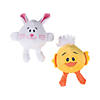 Easter Round Stuffed Bunnies & Chicks - 12 Pc. Image 1