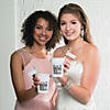 Eat Drink & Be Married Typography White Plastic Cups - 50 Ct. Image 2