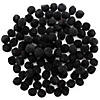 EBL Pom Pom 1/2" Black 100pc- 6PK Image 1