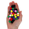 EBL Pom Pom 1/2" Black 100pc- 6PK Image 2