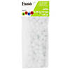 EBL Pom Pom 10mm White 100pc- 6PK Image 1