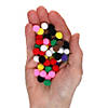 EBL Pom Pom 10mm White 100pc- 6PK Image 2