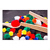 EBL Pom Pom 2.5" 5pc Multi- 6PK Image 3