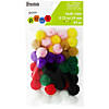 EBL Pom Pom 3/4" Multi 45pc- 6PK Image 1