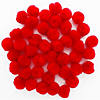 EBL Pom Pom 3/4" Red 45pc- 6PK Image 1