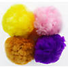EBL Pom Pom 3" Multi 4pc- 6PK Image 1
