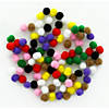 EBL Pom Pom 3mm Multi 100pc- 6PK Image 1