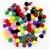 EBL Pom Pom 5mm Multi 100pc- 6PK Image 1