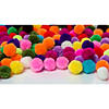 EBL Pom Pom 7mm White 100pc- 6PK Image 3