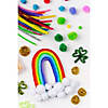 EBL Pom Pom 7mm White 100pc- 6PK Image 4