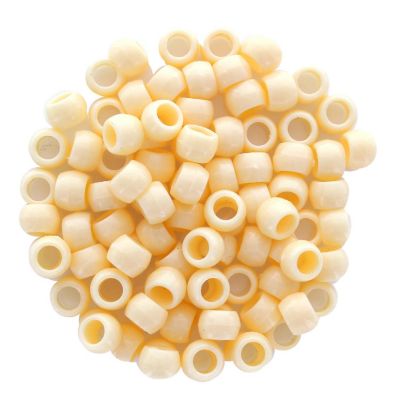EBL Pony Bead 6x9mm Neutral Tan 750pc Image 1