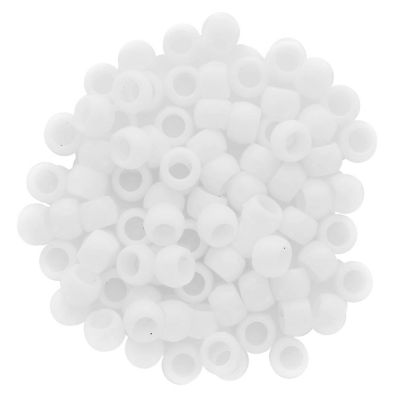 EBL Pony Bead 6x9mm Neutral White 750pc Image 1
