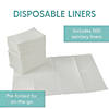 ECR4Kids 2-Ply Disposable Baby Changing Station Sanitary Liners 13in x 18in 500-Pack Image 2