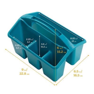 ECR4Kids 4-Compartment Small Caddy, Contemporary, 6-Pack Image 1