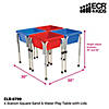 ECR4Kids 4 Station Square Sand and Water Table with Lids Image 1