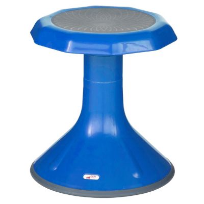 ECR4Kids ACE Active Core Engagement Wobble Stool, 15-Inch Seat Height, Blue Image 1