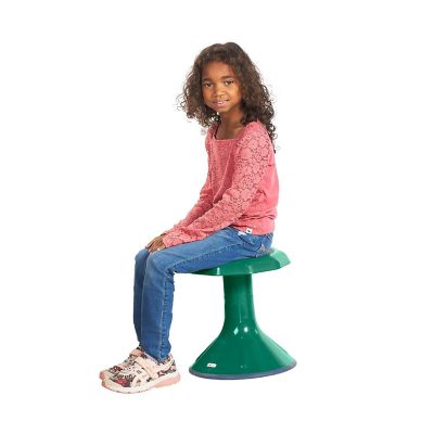 ECR4Kids ACE Active Core Engagement Wobble Stool, 15-Inch Seat Height, Green Image 1