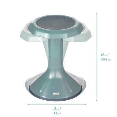 ECR4Kids ACE Active Core Engagement Wobble Stool, 18-Inch Seat Height, Flexible Seating, Seafoam Image 1