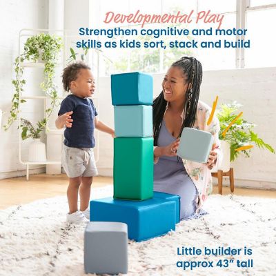 ECR4Kids Big Foam Blocks - 7 Pieces in Contemporary Image 2