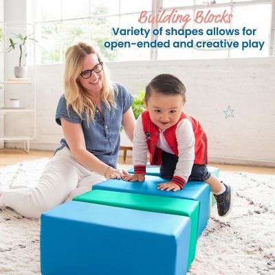 ECR4Kids Big Foam Blocks - 7 Pieces in Contemporary Image 3