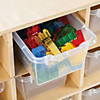 ECR4Kids Birch 20 Cubby Tray Cabinet with Clear Bins Image 3