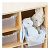 ECR4Kids Birch 20 Cubby Tray Cabinet with Clear Bins Image 4