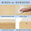 ECR4Kids Birch 25 Cubby Tray Cabinet with Clear Bins Image 2