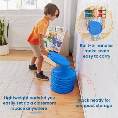 ECR4Kids CircleSpots, Blue, 10-Pack Image 3