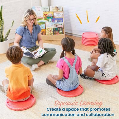 ECR4Kids CircleSpots, Red, 10-Pack Image 2