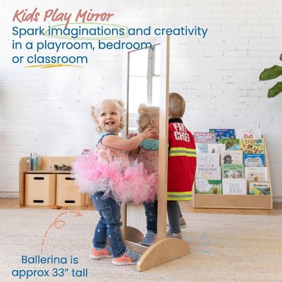 ECR4Kids Double-Sided Bi-Directional Mirror, Natural Image 2