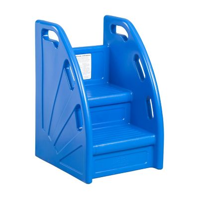 ECR4Kids Kiddie Climb Step Stool, Blue Image 1