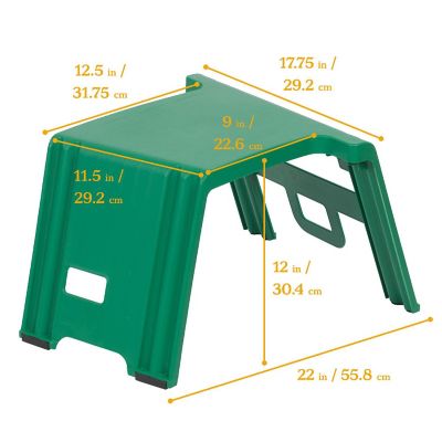 ECR4Kids Linking Stool Set, Flexible Seating, Assorted, 4-Piece Image 1