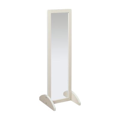 ECR4Kids Single-Sided Bi-Directional Mirror, White Wash Image 1