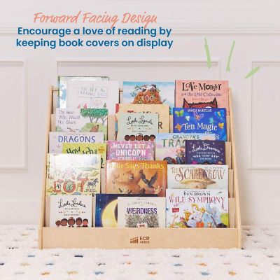 ECR4Kids Single-Sided Book Display, Natural Image 2