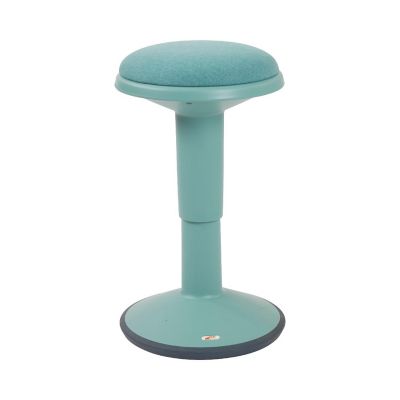 ECR4Kids Sitwell Wobble Stool with Cushion, Adjustable Height, Active Seating, Seafoam Image 1