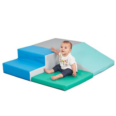 ECR4Kids SoftZone Little Me Corner Climber, Contemporary, 4-Piece Image 1