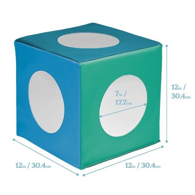 ECR4Kids SoftZone Mirror Cube, Contemporary Image 1