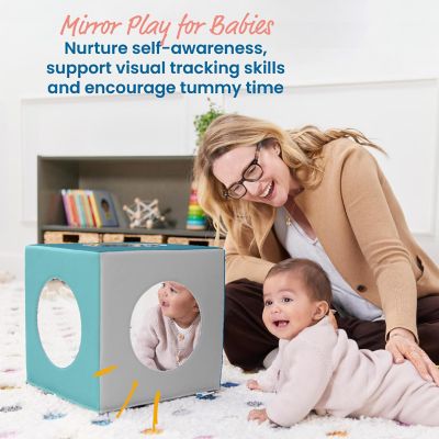 ECR4Kids SoftZone Mirror Cube, Contemporary Image 2