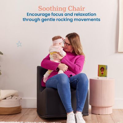 ECR4Kids SoftZone Rocker, Black Image 3