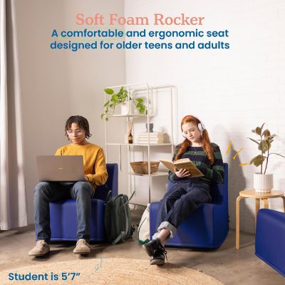 ECR4Kids SoftZone Rocker, Blue Image 2