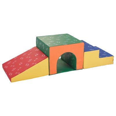 ECR4Kids SoftZone Single Tunnel Climber, Assorted, 3-Piece Image 1